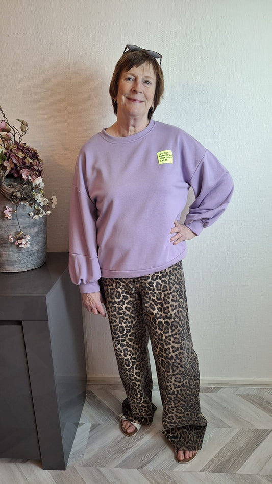 Broek Panterprint Stretch