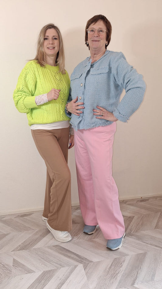Stretch Broek Bruin
